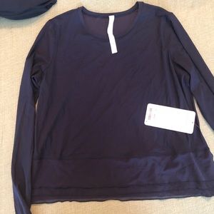 NWT lulu lemon long sleeve athletic shirt